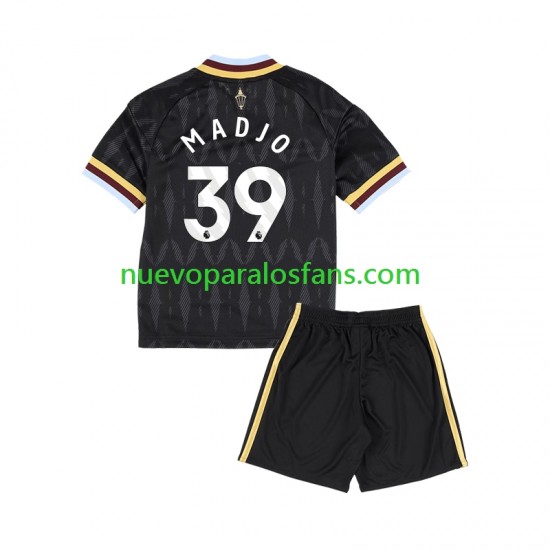 Camiseta de Fútbol Aston Villa Brian Madjo 39 Niño Exterior 2026-2027 Manga Corta