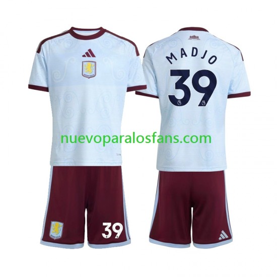 Camiseta de Fútbol Aston Villa Brian Madjo 39 Niño Tercera 2026-2027 Manga Corta
