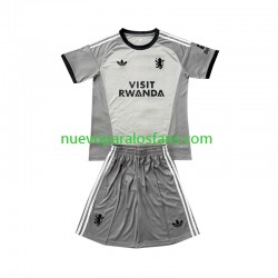 Camiseta de Fútbol Aston Villa Portero Niño Cuarto 2026-2027 Manga Corta