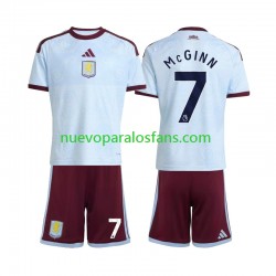 Camiseta de Fútbol Aston Villa John McGinn 7 Niño Tercera 2026-2027 Manga Corta
