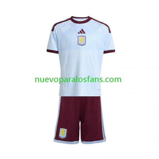 Camiseta de Fútbol Aston Villa Niño Tercera 2026-2027 Manga Corta