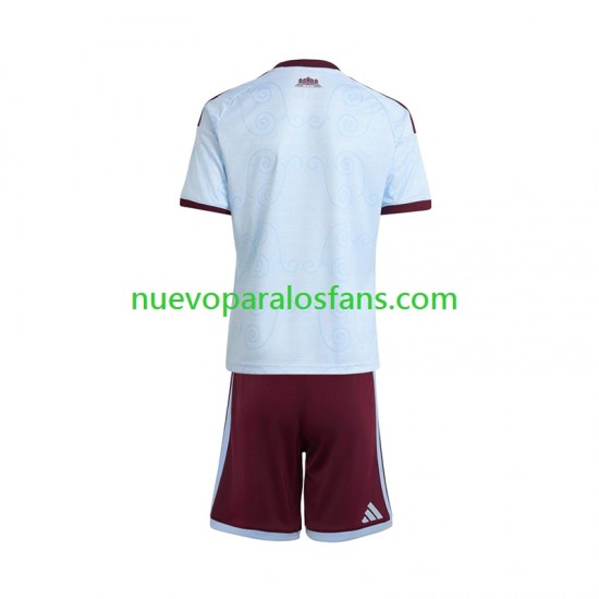 Camiseta de Fútbol Aston Villa Niño Tercera 2026-2027 Manga Corta