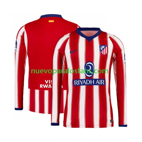 Camiseta de Fútbol Atlético Madrid Hombre Casa 2026-2027 Manga Larga