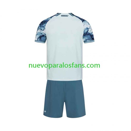 Camiseta de Fútbol Bayer 04 Leverkusen Niño Exterior 2026-2027 Manga Corta