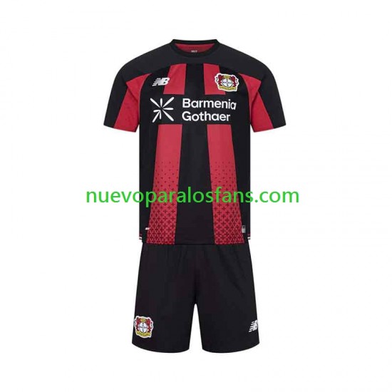 Camiseta de Fútbol Bayer 04 Leverkusen Niño Casa 2026-2027 Manga Corta