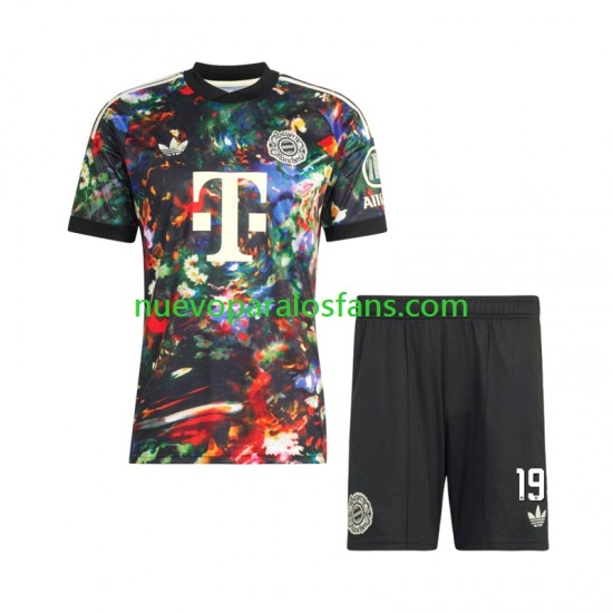 Camiseta de Fútbol Bayern de Múnich Alphonso Davies 19 Oktoberfest Niño Casa 2026-2027 Manga Corta