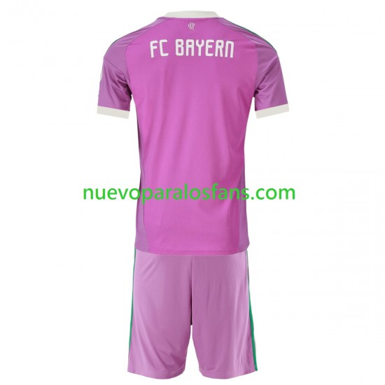 Camiseta de Fútbol Bayern de Múnich Portero Niño Tercera 2026-2027 Manga Corta