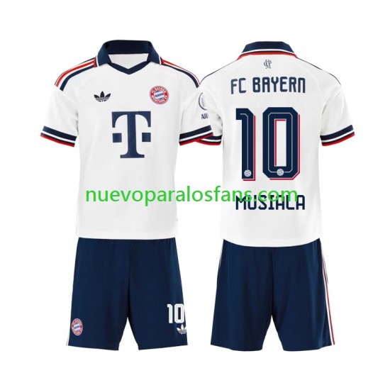 Camiseta de Fútbol Bayern de Múnich Jamal Musiala 10 Niño Exterior 2026-2027 Manga Corta