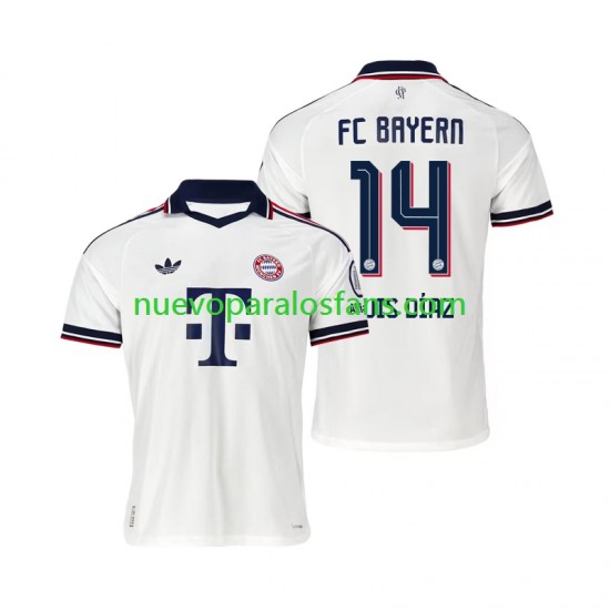 Camiseta de Fútbol Bayern de Múnich Luis Diaz 14 Hombre Exterior 2026-2027 Manga Corta