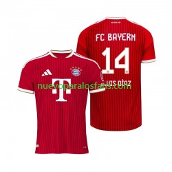 Camiseta de Fútbol Bayern de Múnich Luis Diaz 14 Hombre Casa 2026-2027 Manga Corta