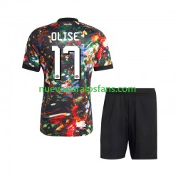 Camiseta de Fútbol Bayern de Múnich Michael Olise 17 Oktoberfest Niño Casa 2026-2027 Manga Corta