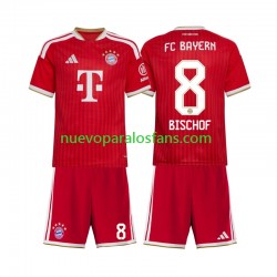 Camiseta de Fútbol Bayern de Múnich Tom Bischof 8 Niño Casa 2026-2027 Manga Corta