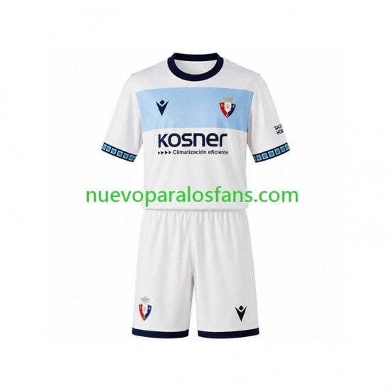 Camiseta de Fútbol CA Osasuna Niño Exterior 2026-2027 Manga Corta