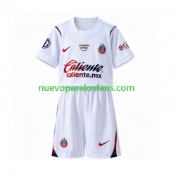 Camiseta de Fútbol CD Guadalajara Niño Exterior 2026-2027 Manga Corta