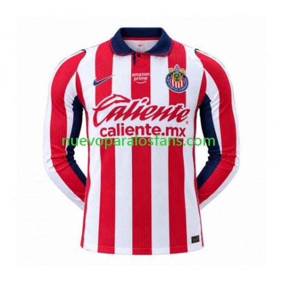 Camiseta de Fútbol CD Guadalajara Hombre Casa 2026-2027 Manga Larga