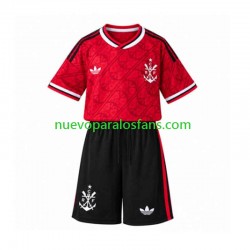 Camiseta de Fútbol CR Flamengo Niño Tercera 2026-2027 Manga Corta