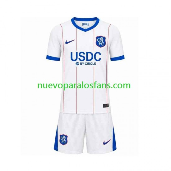 Camiseta de Fútbol Chelsea Niño Tercera 2026-2027 Manga Corta