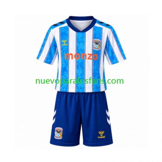 Camiseta de Fútbol Coventry City Niño Casa 2026-2027 Manga Corta
