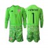 Camiseta de Fútbol Croacia Dominik Livakovic 25 Portero Niño Casa 2026-2027 Manga Larga