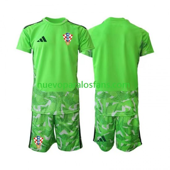 Camiseta de Fútbol Croacia Portero Niño Casa 2026-2027 Manga Corta