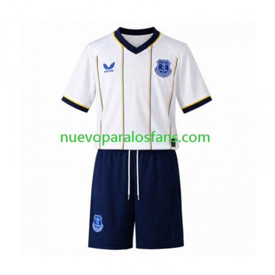 Camiseta de Fútbol Everton Niño Exterior 2026-2027 Manga Corta