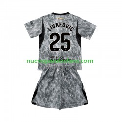 Camiseta de Fútbol FC Barcelona Dominik Livakovic 25 Portero Niño Exterior 2026-2027 Manga Corta