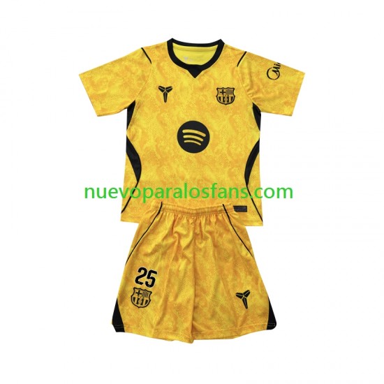 Camiseta de Fútbol FC Barcelona Dominik Livakovic 25 Portero Niño Cuarto 2026-2027 Manga Corta