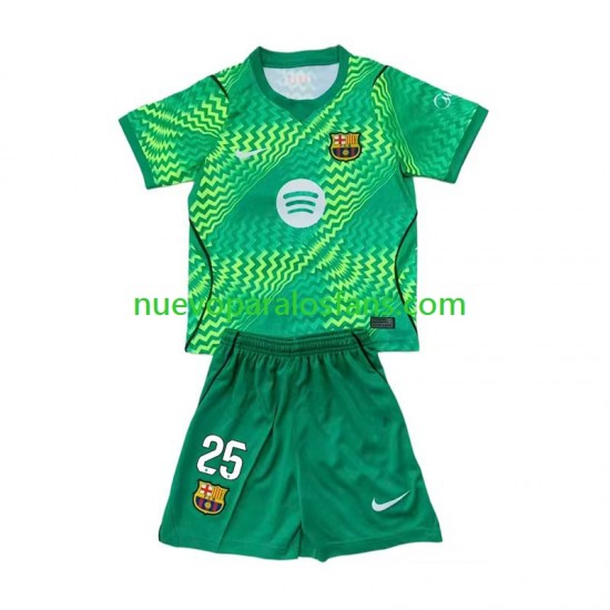 Camiseta de Fútbol FC Barcelona Dominik Livakovic 25 Portero Niño Casa 2026-2027 Manga Corta