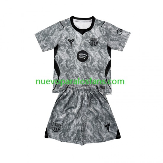 Camiseta de Fútbol FC Barcelona Portero Niño Exterior 2026-2027 Manga Corta