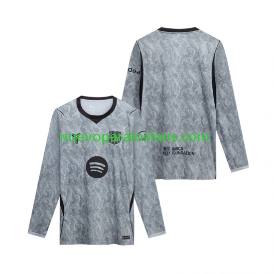 Camiseta de Fútbol FC Barcelona Portero Hombre Exterior 2026-2027 Manga Larga