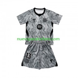 Camiseta de Fútbol FC Barcelona Wojciech Szczesny 13 Portero Niño Exterior 2026-2027 Manga Corta