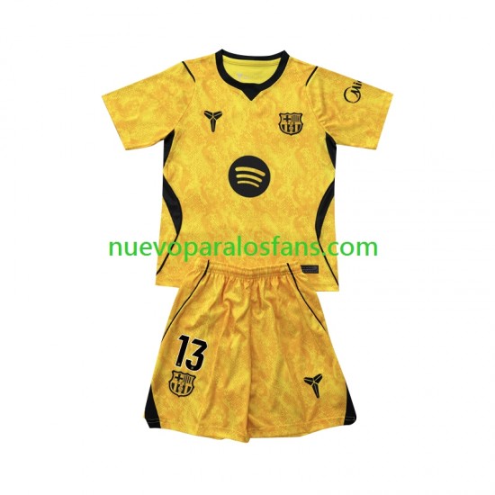 Camiseta de Fútbol FC Barcelona Wojciech Szczesny 13 Portero Niño Cuarto 2026-2027 Manga Corta