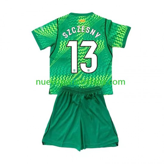 Camiseta de Fútbol FC Barcelona Wojciech Szczesny 13 Portero Niño Casa 2026-2027 Manga Corta
