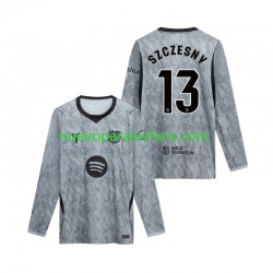 Camiseta de Fútbol FC Barcelona Wojciech Szczesny 13 Portero Hombre Exterior 2026-2027 Manga Larga