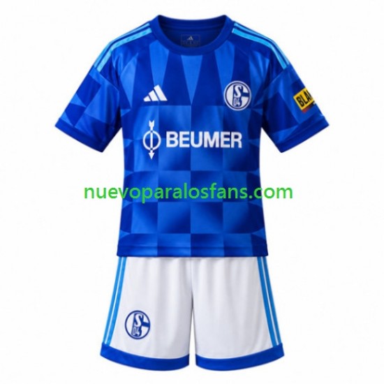 Camiseta de Fútbol FC Schalke 04 Niño Casa 2026-2027 Manga Corta