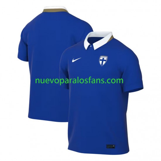 Camiseta de Fútbol Finlandia Hombre Exterior 2026 Manga Corta