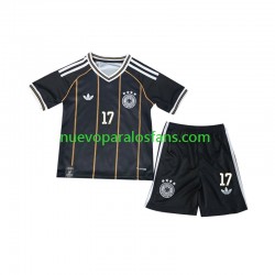 Camiseta de Fútbol Alemania Florian Wirtz 17 Niño Tercera Copa Mundial 2026 Manga Corta