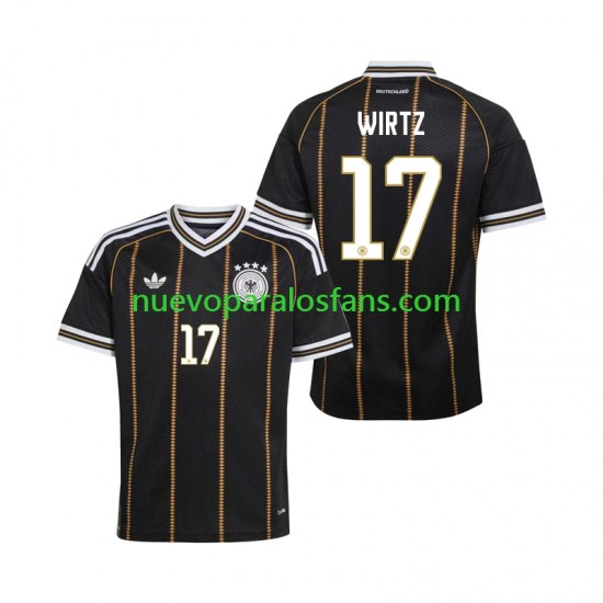 Camiseta de Fútbol Alemania Florian Wirtz 17 Hombre Tercera Copa Mundial 2026 Manga Corta