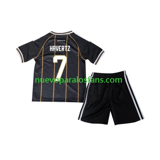 Camiseta de Fútbol Alemania Kai Havertz 7 Niño Tercera Copa Mundial 2026 Manga Corta