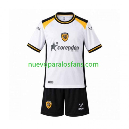 Camiseta de Fútbol Hull City Niño Exterior 2026-2027 Manga Corta
