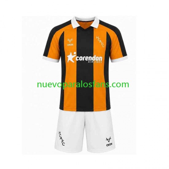 Camiseta de Fútbol Hull City Niño Casa 2026-2027 Manga Corta