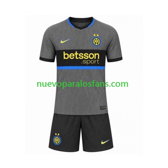 Camiseta de Fútbol Inter Milan Niño Tercera 2026-2027 Manga Corta