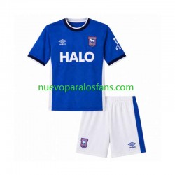 Camiseta de Fútbol Ipswich Town Niño Casa 2026-2027 Manga Corta