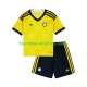 Camiseta de Fútbol Leeds United Niño Exterior 2026-2027 Manga Corta