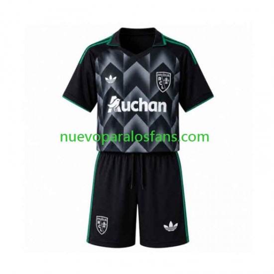 Camiseta de Fútbol Lens Niño Exterior 2026-2027 Manga Corta