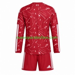 Camiseta de Fútbol Liverpool Niño Casa 2026-2027 Manga Larga