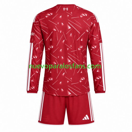 Camiseta de Fútbol Liverpool Niño Casa 2026-2027 Manga Larga