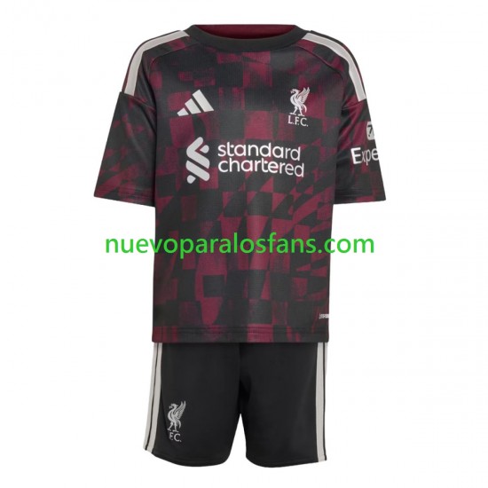 Camiseta de Fútbol Liverpool Niño Tercera 2026-2027 Manga Corta