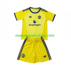 Camiseta de Fútbol Manchester United Portero Niño Tercera 2026-2027 Manga Corta