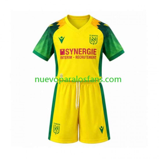 Camiseta de Fútbol Nantes Niño Casa 2026-2027 Manga Corta